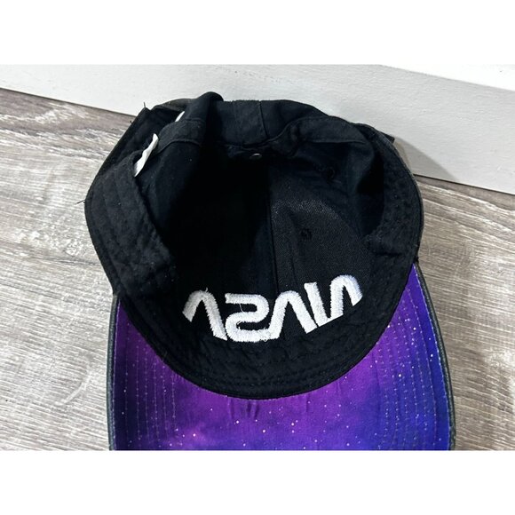 NASA Baseball Cap Hat Adult Adjustable Size Sportwear Black - Picture 5 of 7